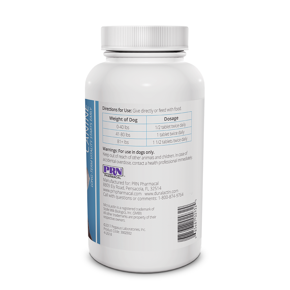 duralactin canine chewable tablets