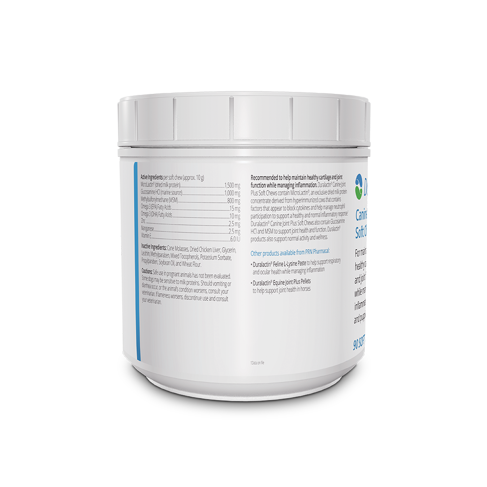 duralactin canine joint plus soft chews