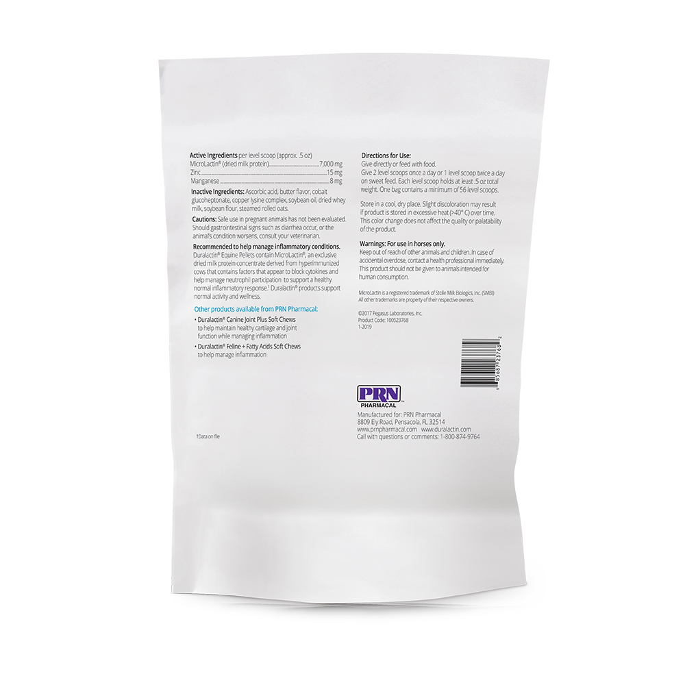 duralactin equine pellets