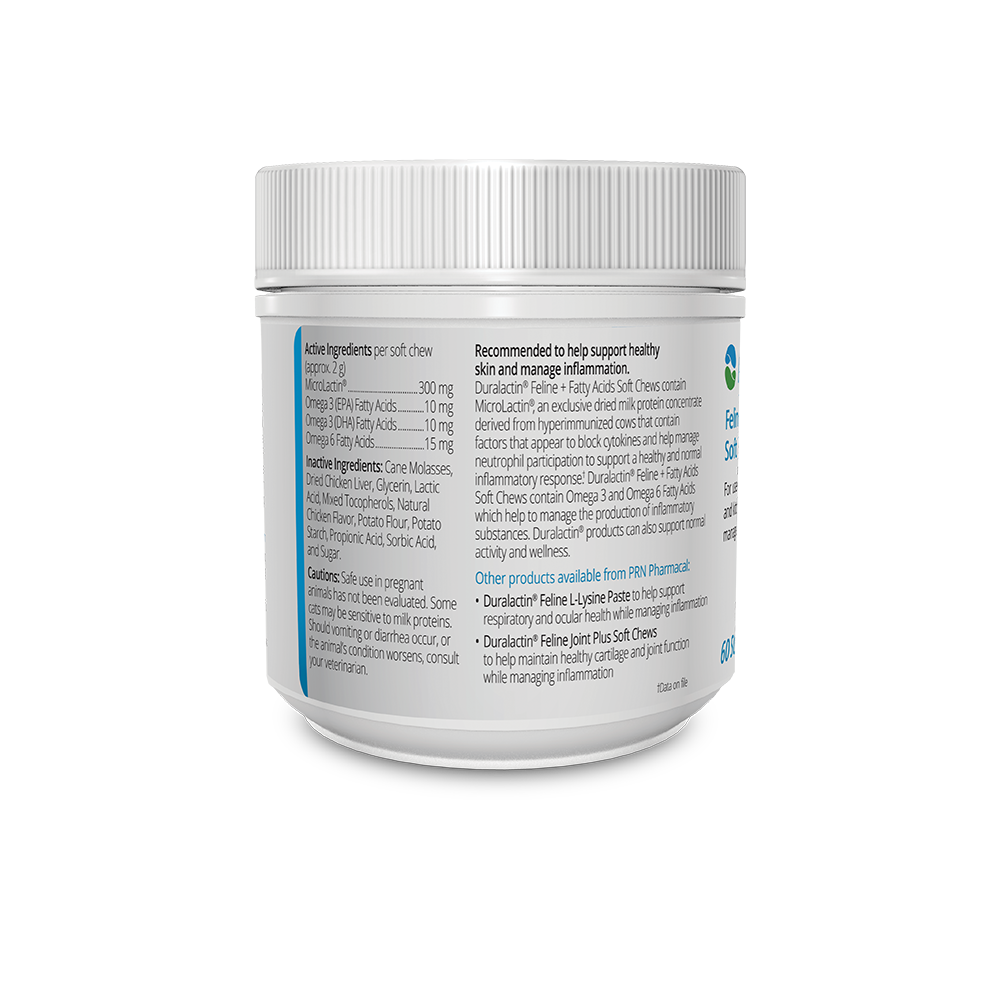 duralactin feline fatty acids soft chews