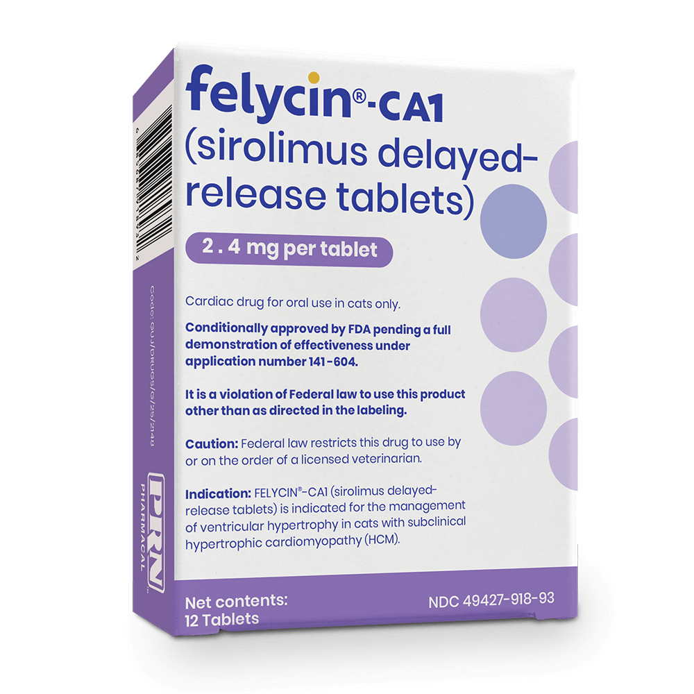 Felycin-CA1 2.4mg 12ct Front