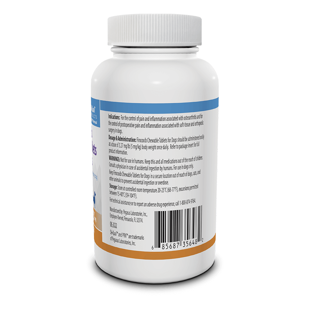 SeQual-Firocoxib Canine 57 60ct back